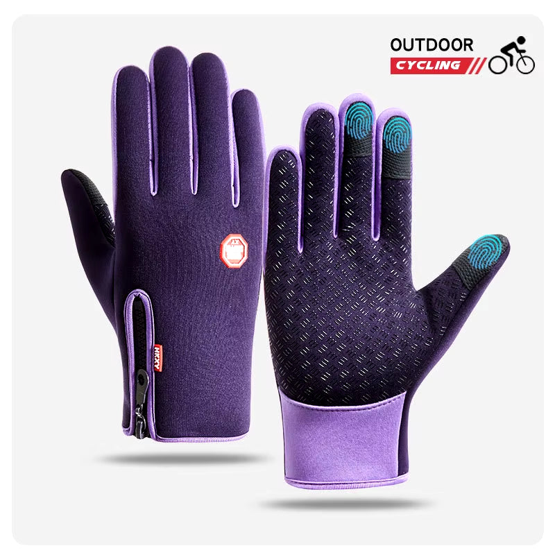 Winter Touchscreen Cycling & Outdoor Gloves Warm, Waterproof, Non-Slip