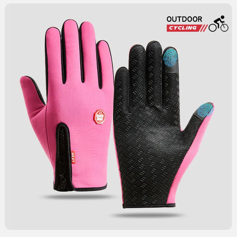 Winter Touchscreen Cycling & Outdoor Gloves Warm, Waterproof, Non-Slip