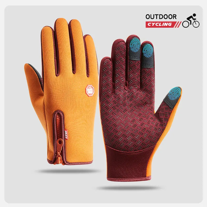 Winter Touchscreen Cycling & Outdoor Gloves Warm, Waterproof, Non-Slip